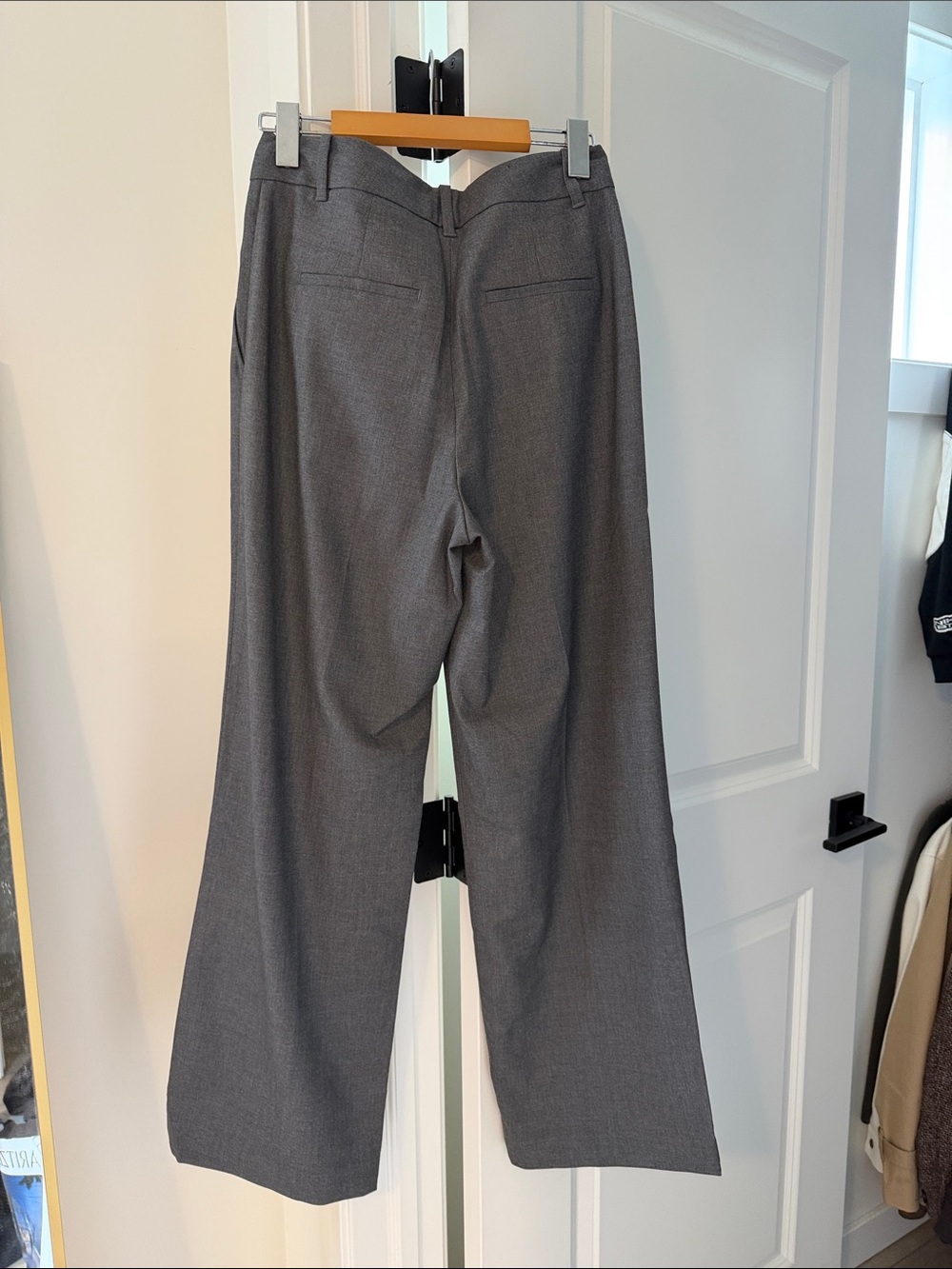 Aritzia Gray Effortless Pants - Picture 3 of 3